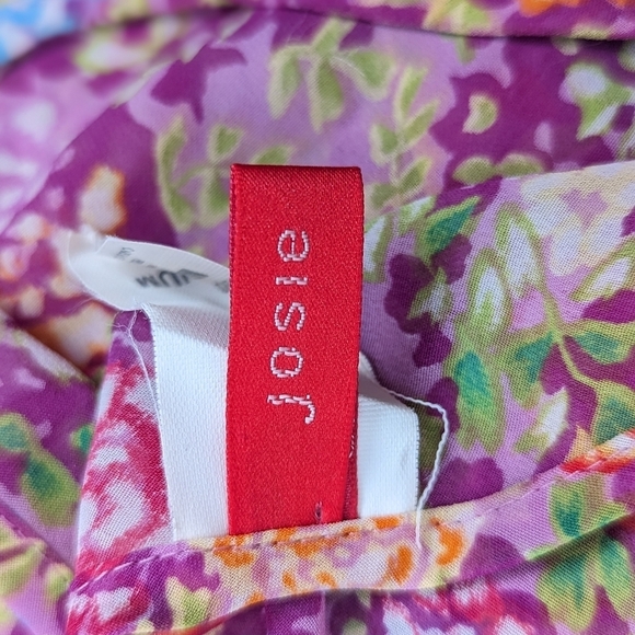 Natori Josie Pink Floral Print Sheer Babydoll Lace Mini Chemise Nightgown Size M - Picture 6 of 12